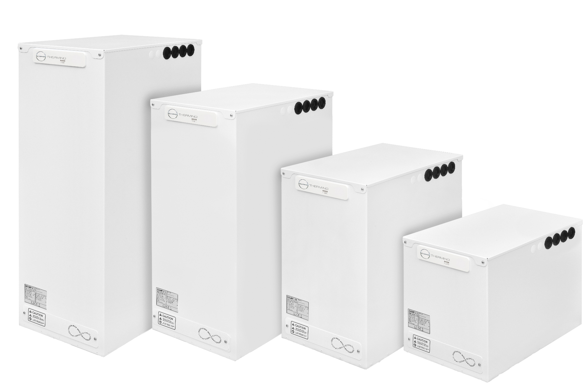 Sunamp Thermino range of heat batteries in four sizes